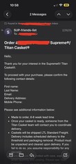 Supreme Titan Casket SS26 Coffin 2026 – Brand New with Original Packaging