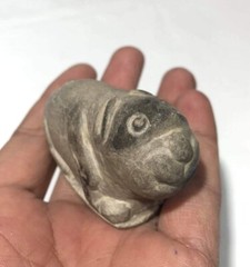 Extermly Amzeing Very Old Bactrain Era Chorlite Stone Wild Animal Statue Figure