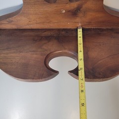 VTG Antique Wood Victorian Edwardian Crescent Moon Unique 18″ x 8″ x 12″