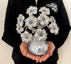 Turkish Blue Evil Eye Tree Home Office Decor Protection Blessing Gift-T11