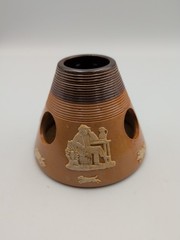 Antique Royal Doulton Harvest Ceramic Stoneware Match Striker L Straus & Sons NY
