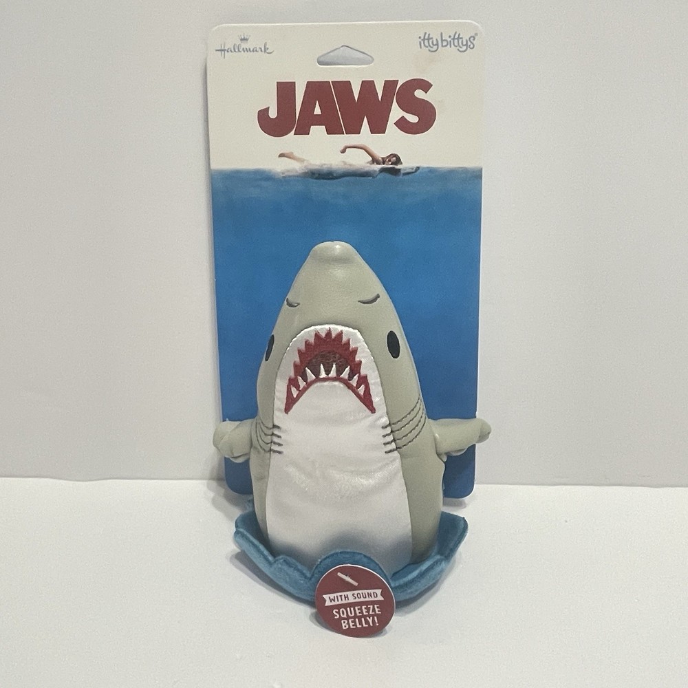 Hallmark Itty Bittys Jaws 50th Anniversary Plush With Sound New with Tag