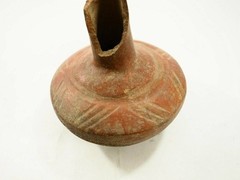 Pre-Columbian Tlatilco Incised Terracotta Bowl circa 1500-1000 BC CAA-225