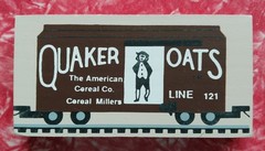 Set 7 CATS MEOW Vintage 1990s Train Locomotive ~ Advertising Quaker Rubbermaid +