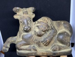Ancient civilizations rare carved near eastern stone animal statue figurine