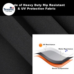 Winch Cover,Heavy Duty Uv-Resistant Waterproof Winch Protective Cover with Draws