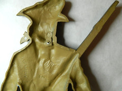 Vintage Sexton Cast Metal Continental Soldier Wall Art 20′. BB5