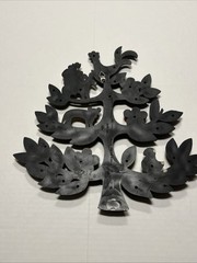 Vintage Homco Tree of Life Wall Plaque 4770B MCM Folk Art 1963 Made in USA
