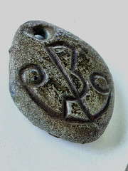 300 BC Ancient Carved Engraved Gemstone Pendant Medallion Wearable Amulet Unisex