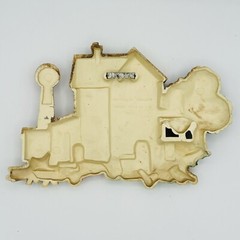 HOMCO Wall Art Farm House Barn 1975 #7369 Chickens Horse VTG