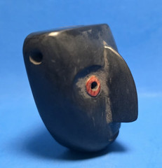 PRE-COLUMBIAN MIXTEC PYRITE STONE BIRD-FORM PENDANT 1200 AD-1500 AD