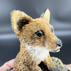 Arden Sculptures Collection Made In Britain Figurine Fox Figurine Resin Decor