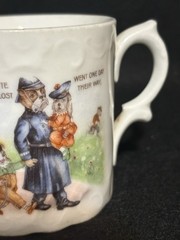 Antique Charlie & Charlotte Porcelain Childs Nursery Rhyme Cup