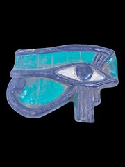 RARE ANTIQUE ANCIENT EGYPTIAN Heavy Stone Eye of Horus Symbol Protection Health