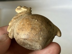INCREDIBLE PRE-COLUMBIAN IMPERIAL CANOPA CONOPA LLAMA EFFIGY CONTAINER FROM PERU