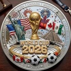 2026 World Cup Memorial Challenge Coin World Cup 2026 Commemorative Coin
