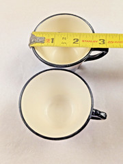 Lot/5 pcs. Vintage 1952-Greek Mythological Pottery Demitasse 2 Cups & 3 Saucers