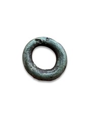 Ancient Viking Bronze Money Solar Amulet Pendant Antique Artifact