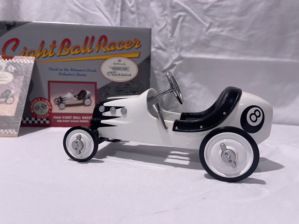 Hallmark Kiddie Car Classic 1960 Eight Ball Racer QHG9039 Peddle Car