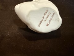 Limoges Swan Gold Trim Hand Painted France 2.5 X 2”