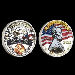 The Last Cent 2025 Lincoln Commemorative Coin Collectible Gift
