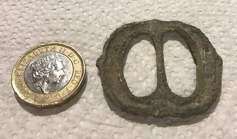 Medieval Figure Of Eight Spectacle Buckle – Metal Detector Find