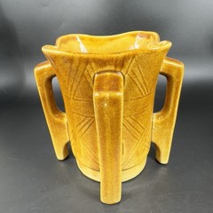 Ireland Pottery Vase Grafton Street Dublin Vase With Four Handles Flower Pot VTG