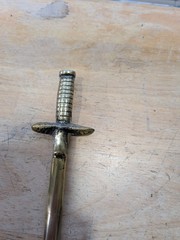 Medieval Knight Cast Metal Decor VTG Japan