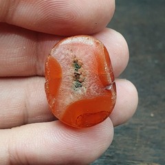 Antique Carnelian Agate Beads: Pre-1400 Afghanistan Stone Collectible