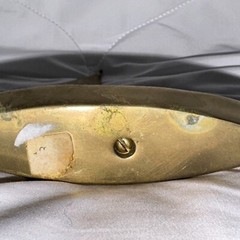 Vintage Brass Sailboat Modernist Design Mid Century Modern 71/2″ Tall