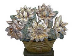 Longaberger Collectors Club 2006 Cast Iron Sunflower Door Stop 2 Available
