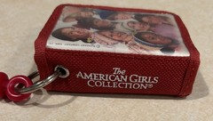 Vintage American Girl Collection Red Hallmark Photo Holder Keychain Clip ’04