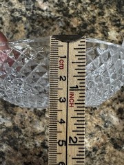 Vintage Avon Classic Fostoria Lead Crystal Egg Trinket Dish Mother’s Day 1977