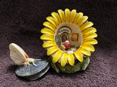 Harmony Kingdom ~SUNFLOWER~ Lord Byron The Lady Bug~NIB~HARMONY Garden~