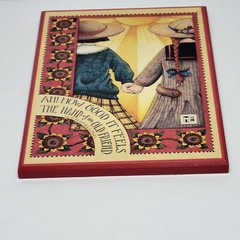 Mary Engelbreit Art Wall Plaque Colorplak THE HAND OF AN OLD FRIEND Sunflowers