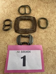 medievil buckles mixed lot metal detector find
