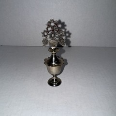 Rare Vintage Islamic Arabic Tribal Eye Liner Kajal Kohl Flask Metal Bottle
