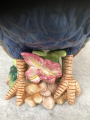Fitz & Floyd Lg. Ceramic Rooster Coq Du Village Country Classic Cottage French
