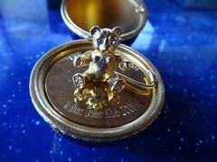 2001 Faberge Limoges France “Teddy Bear Egg” Imperial Egg #21 w/Box & COA