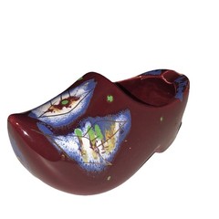 Antique Goedewaagen Ceramic Dutch Shoe Clog Gouda Holland Figurine Ashtray