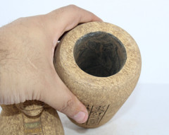 PHARAONIC ANCIENT EGYPTIAN BABOON CANOPIC Jars Old Egyptisn Mummification EGYCOM
