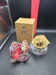 Avon Gift Collection Vanilla Essence Potpourri Cherub Glass Bowl New Open Box