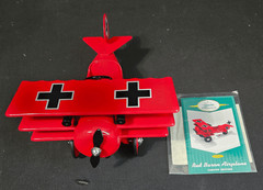 Hallmark Kiddie Car Classics 1950’s Red Baron Airplane Limited Edition
