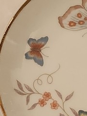 Vintage Avon Butterfly Fantasy Porcelain Trinket Dish Set Of 8 – 1979 Brazil