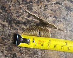 Vintage Pr Swan Cattails 5 Butterflies Wall Decor Home Interiors Wood Metal MCM