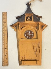 Gesschutzt West Germany Wall Decor Faux Clock 15″