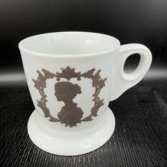 Stir Ceramic Coffee Mug Cup Lady Undead Cameo Silhouette Portrait Woman Mug Cup