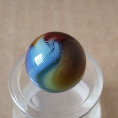 .62″ Vintage MCS MCR Marble- Peltier Alley Ravenswood Akro Vitro Champion