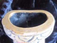 Antique Ceramic Flower Holder That Hangs on A Wall Made In Japan