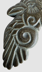300 BC Ancient Carved Engraved Gemstone Pendant Medallion Amulet Mythical bird